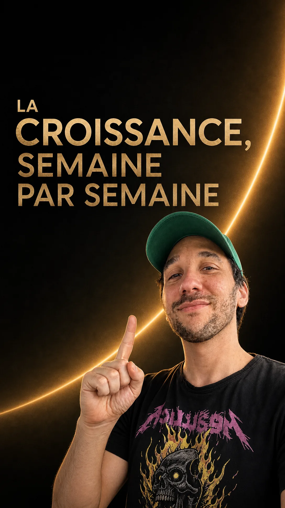 La même miniature recomposée au format story 9:16, titre entier, visage recadré